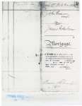 Mortgage papers for October 17, 1872 between John Thomson and wife to James Robertson.