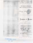 Assignment of Mortgage papers dated November 11, 1889 from the Canada Permanent Loan and Savings Company to Mary Thomson made by John Thomson.