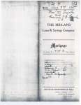 Mortgage papers dated August 3, 1900 between Rose M. Huycke and Edward C. S. Huycke to The Midland Loan & Savings Company.