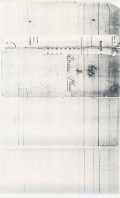 Hand-drawn copy of the Town Plan of the Bagot Street parcel of land