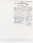 Letter from M.D. Arthur to Armstrong & Willmott, Barristers, in Cobourg