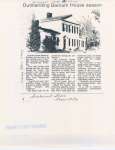 Article summarizing the 1970 tourist season for Barnum House.
