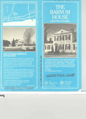 Brochure promoting the Barnum House in 1985