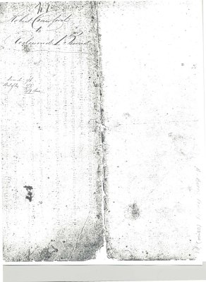 Indenture dated September 6, 1843 between Robert Crawford and Redmond Burns