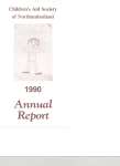 1990 Annual Report of the Children's Aid Society of Northumberland