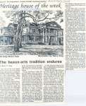 Article about the history of Strathmore home of George MacKenzie Clark and his family.