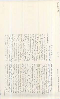 Letters of correspondence between the Clench Family