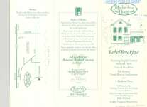 Brochure from Mackechnie House Bed & Breakfast at 173 Tremaine St