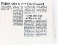 Article giving a brief history of Fisher's Dairy Limited.