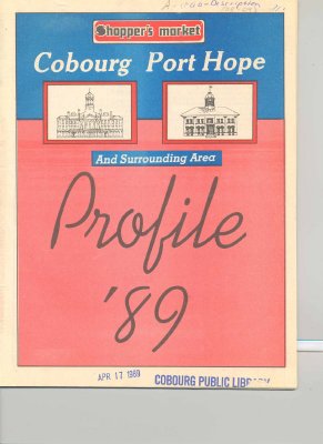 “Cobourg-Port Hope and surrounding area profile '89&quot;