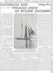 Article entitled “Rudderless ride through snow of bygone December"