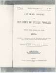 General Report of the Minister of Public Works for the Fiscal Year ending 30th June 1874.