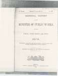 General Report of the Minister of Public Works for the Fiscal year ended 30th June 1876.