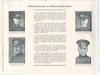 Photocopy entitled “Cobourg Possesses an Efficient Police Force"