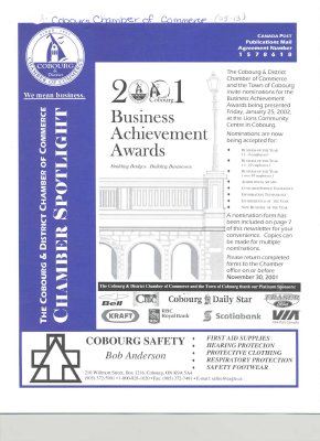 2001 Business Achievement Awards