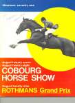 Program for the 1971 Cobourg Horse Show.