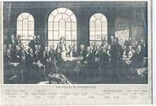 Portrait of the Fathers of Confederation includes the names of each individual
