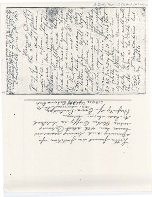 Letter found in the house of 4th Street, Cobourg