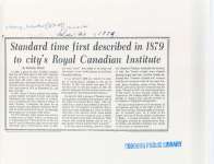 Article about the history and accomplishments of the Royal Canadian Institute