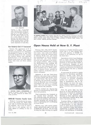 An article entitled: “Open House at New G.F. Plant.&quot;