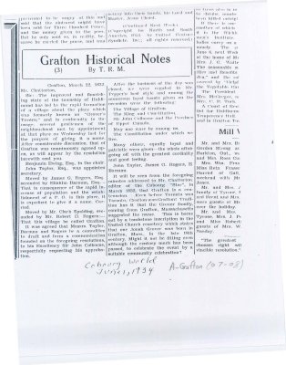 A letter from John Taylor, James G. Rogers, and E. Barnum to a Mr. Chatterton