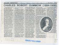 Bio of Charles R. Gummow.