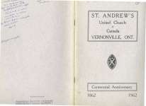 Booklet for the Centennial Anniversary of St. Andrew's United Church