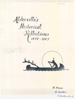 “Alderville’s Historical Reflections 1837-1987” gives a brief overview of the Mississaugas of Alderville and especially the Grape Island Mission