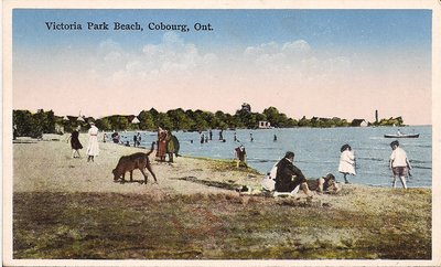 <b>Victoria Park Beach, Cobourg, Ont.<b>