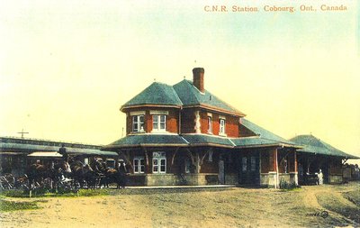 <b>Cobourg railroad station <b>