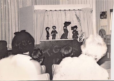 <b>Photograph of puppet show<b>