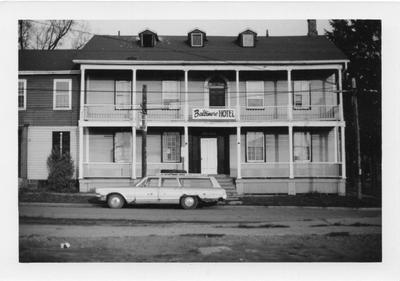 Baltimore Hotel Main Front Entry -by Liza Quinn ca.1972