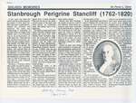 Stanbrough Perigrine Stancliff (1762-1820)