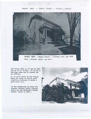 Old photos of the Tourje Home