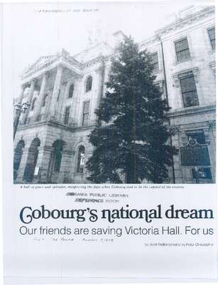 Cobourg’s National dream