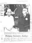 Rotary honors judge