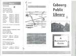 Pamphlet, Cobourg Public Library: A Borrower’s Guide