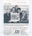 Article regarding the @your library column that was added to the Cobourg Daily Star on Thursday, March 21, 2002.