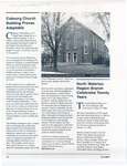 Article entitled, ‘Cobourg Church Building Proves Adaptable’, pertaining to the restoration of the Cobourg Library.