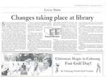 Article entitled, ‘Changes Taking Place At The Library’