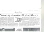 Article entitled, ‘Parenting resources @ Your Library’