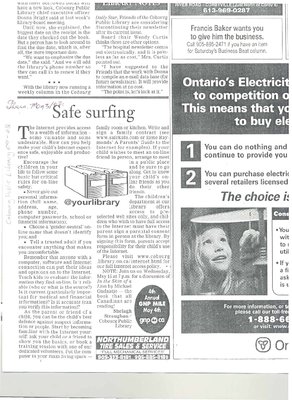 Article entitled, ‘Safe Surfing’