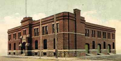 <b>Armoury, Cobourg, Ontario - c.1910 <b>