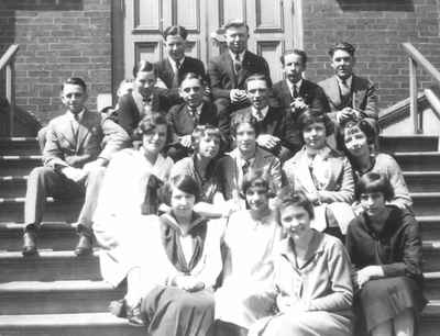 C.C.I. Fifth form students, Annex, Baptist Church Basement