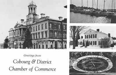 <b>Victoria Hall, Cobourg Marina, Barnum House, and Floral Clock, Victoria Park<b>