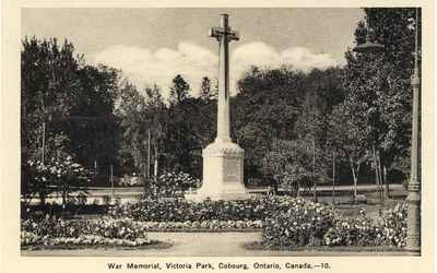 <b>Cobourg War Memorial - c.1920<b>