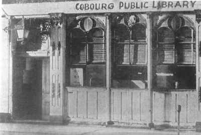 <center><b>Cobourg Public Library -c.1900 <b><center>