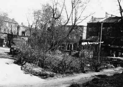 <b>Site where the first inhabitant of Cobourg settled - 1931<b>