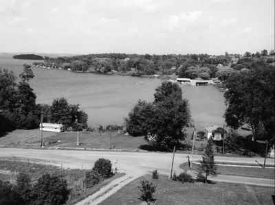 Gore's Landing overlooking Rice Lake