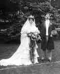 Wedding photograph of Donald and Edith Kerr Macdonald